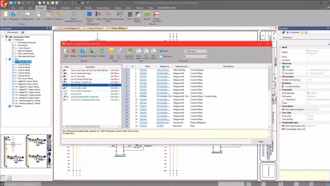 Auto-Generating SOLIDWORKS Electrical Reports and Storing Them in SOLIDWORKS PDM Hero Image